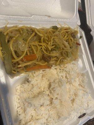 Pancit & rice