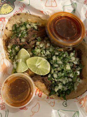 Birria tacos