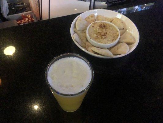 Lagunitas Hazy Wonder And Hummus