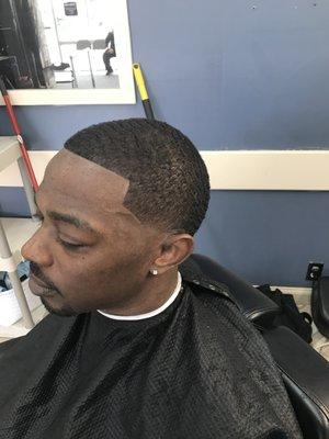 Clean taper fade