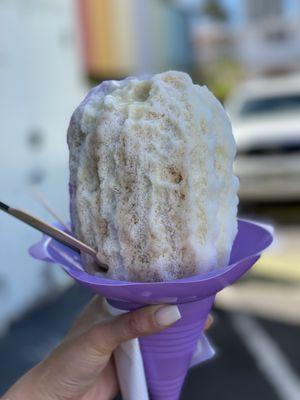 Shaved ice - milk tea, Ube & coconut