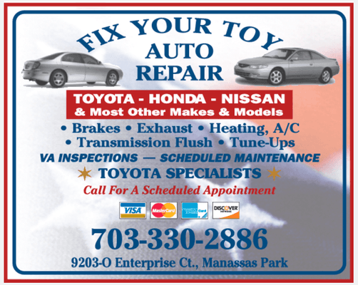 Fix Your Toy Auto Repair