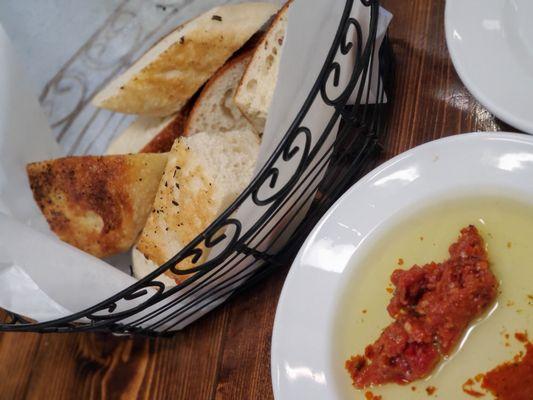 Bread and Tomato Pesto