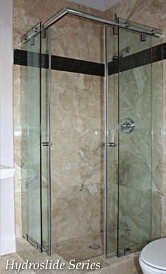 glass shower enclosure