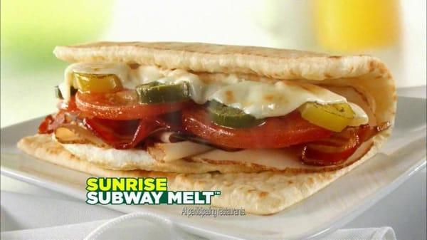 Sunrise Subway Melt!