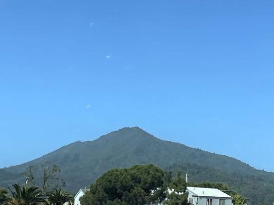 View of Mt. Tam from park