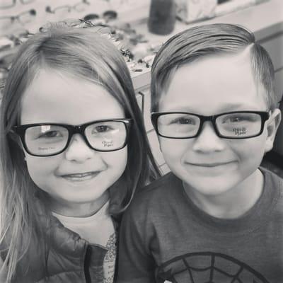 Their first reading glasses!