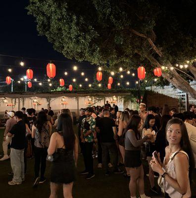 Patio during Henry Fong's Night Market