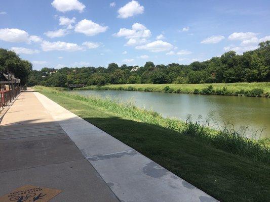 View of the walking trail