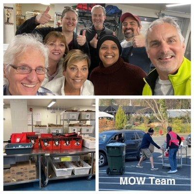 Volunteering with Meals on Wheels of Lancaster, PA Thanksgiving Day with this amazing group!