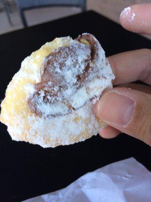 Chocolate glazed cream puff - outstanding