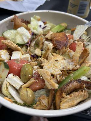 Chicken Shawarma Greek Salad