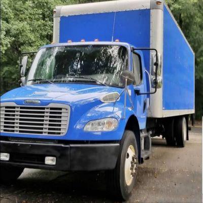 Our blue freightliner m2 the beast