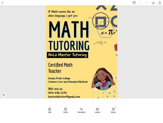 ACT and Math tutoring offered!