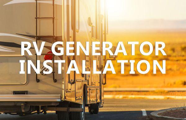 RV Generator Installation by Colroado Standby