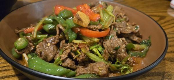 Stir fried beef