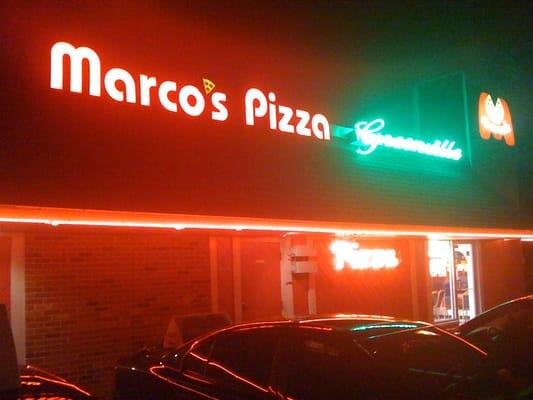 Marco's Pizza Greenville, Ohio Storefront.