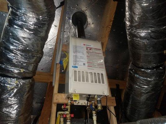 Tank-less water heater replacement