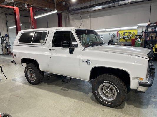 1985 Chevy blazer restoration