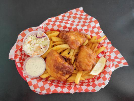 Salmon Fish and Chips ( Small Order )