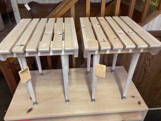 Slat end tables