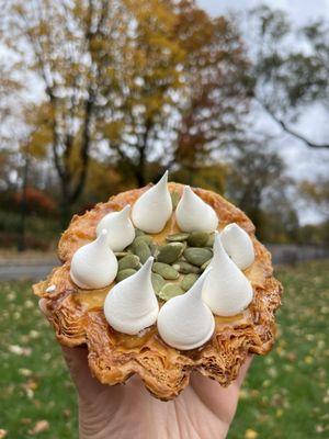 pumpkin tart! so good!