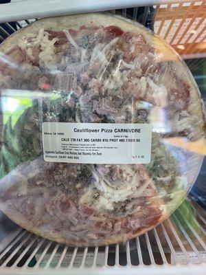 Carnivore pizza