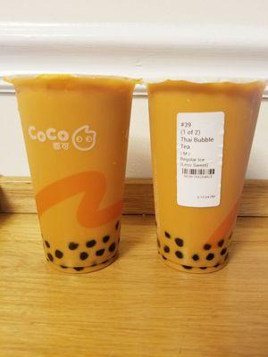 Thai Bubble Tea ×2