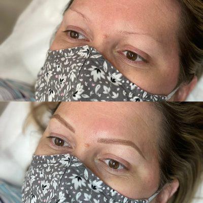 Before & After Microblading