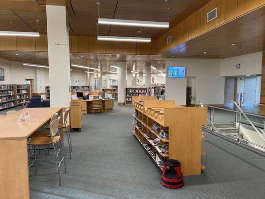 Main floor reading room