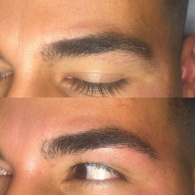 Eyebrow wax