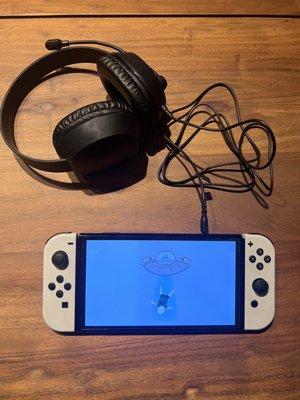 GameStop wired headset with Switch OLED