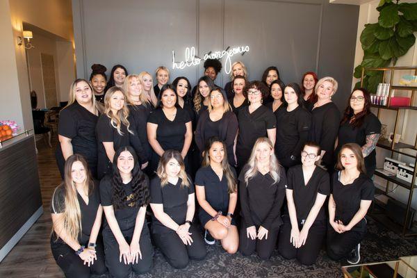 Highly trained group of estheticians who value our custumer care