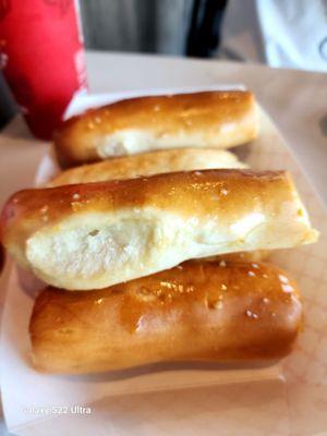 Delicious warm Breadsticks