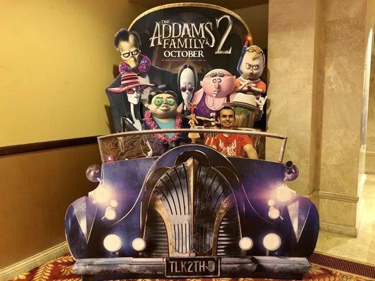 Riding with the Addams family from this upcoming sequel at krikorian theaters.