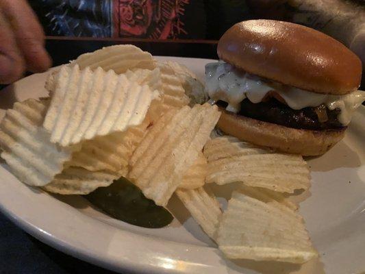 Mushroom burger