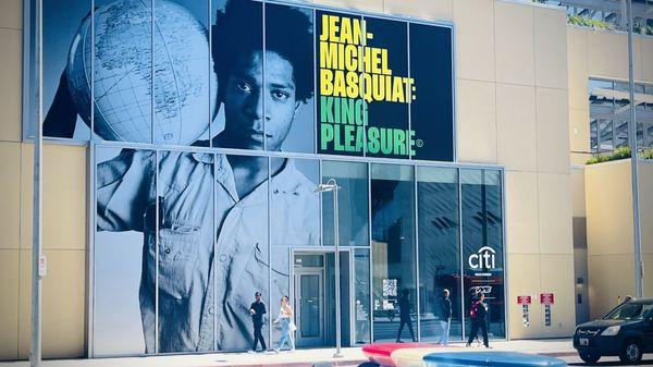 The Jean Michel Basquiat exhibit-