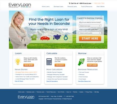 Find the Right Loan Every Time. EveryLoan.com!