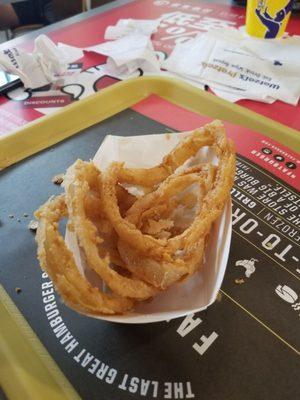 $5 "onion rings"