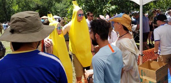 Even bananas need refreshment