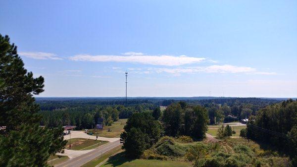 Looking south/east from the observation tower at Roosevelt State Park