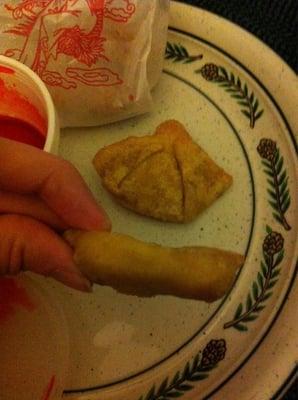 Flat crab Rangoon