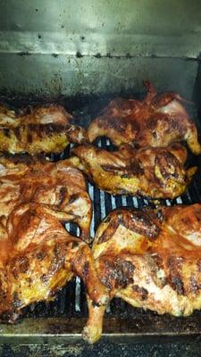 Delicioso pollo al carbon