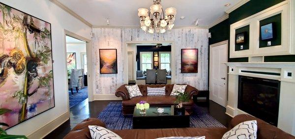 Take in the art in our spacious common areas of our Ptown Guesthouse