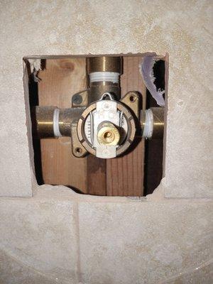 Shower valve cartridge replacement