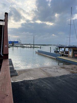 Boat slip directly next door.