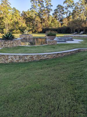 Pool Area On Large Property.