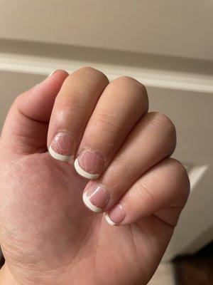 My nails after 2 days