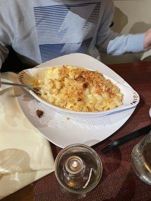 It was home made macaroni and cheese!