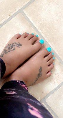 Simple Gel Pedicure